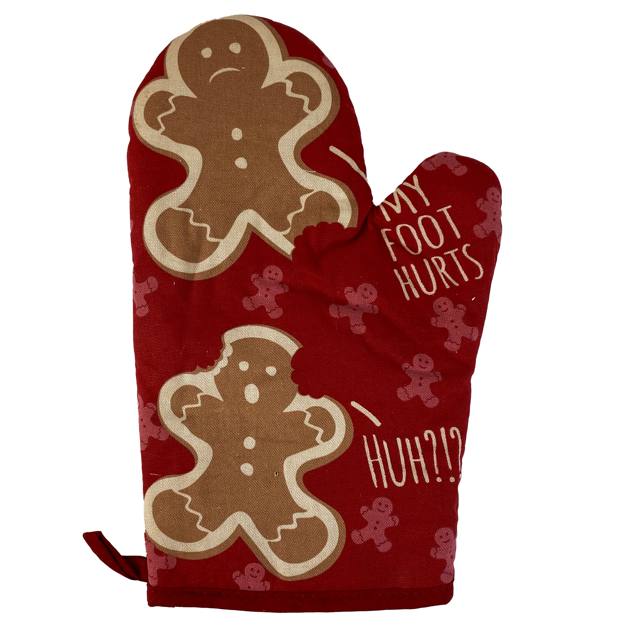 Funny Red My Foot Hurts! Huh? Nerdy Christmas Food Tee