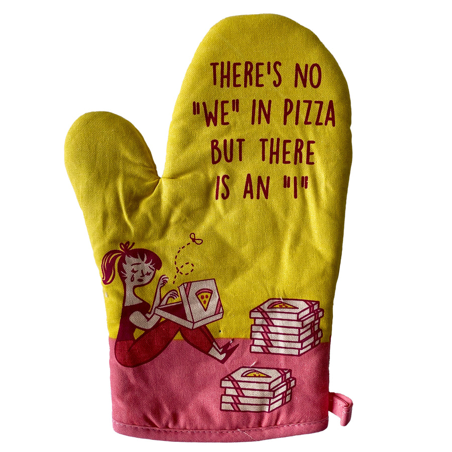 Funny Multi There Is No We In Pizza Nerdy Food Tee