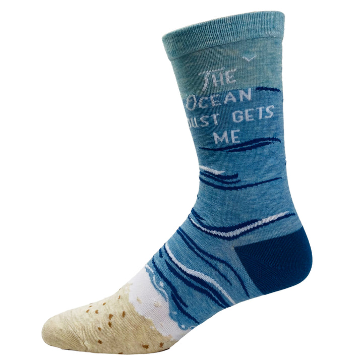 Women's The Ocean Just Gets Me Socks