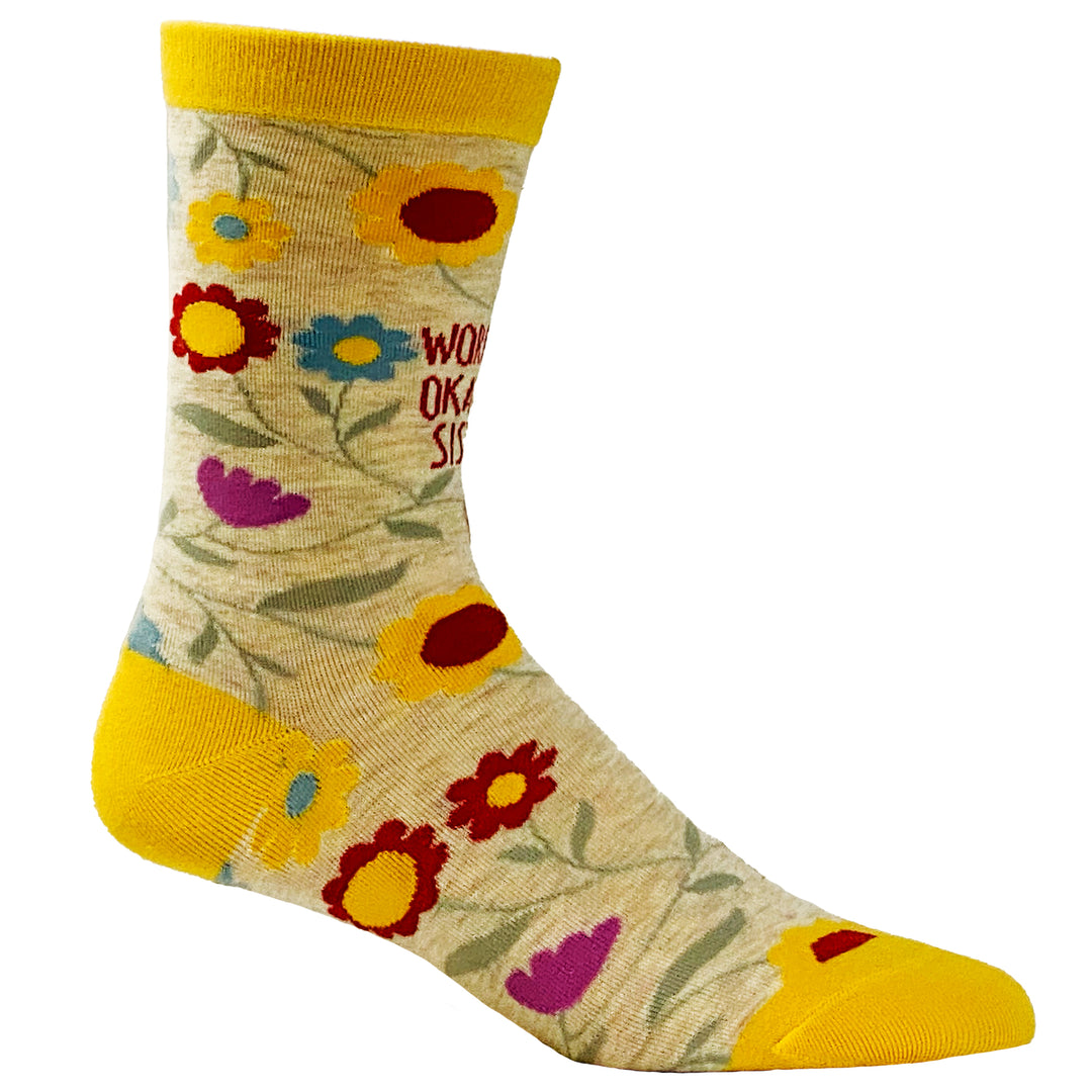 Youth World's Okayest Sister Socks
