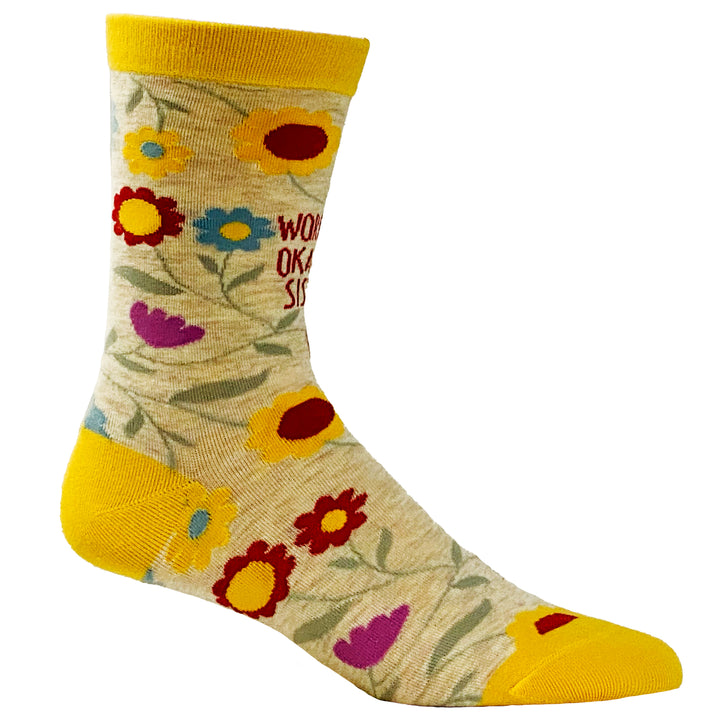 Youth World's Okayest Sister Socks