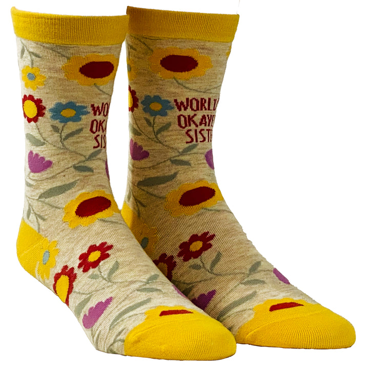 Youth World's Okayest Sister Socks