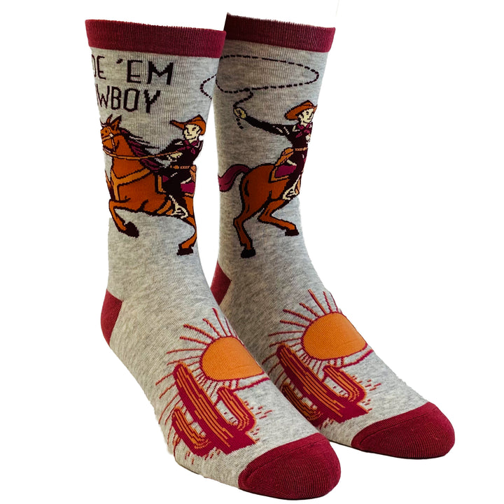 Men's Ride Em Cowboy Socks