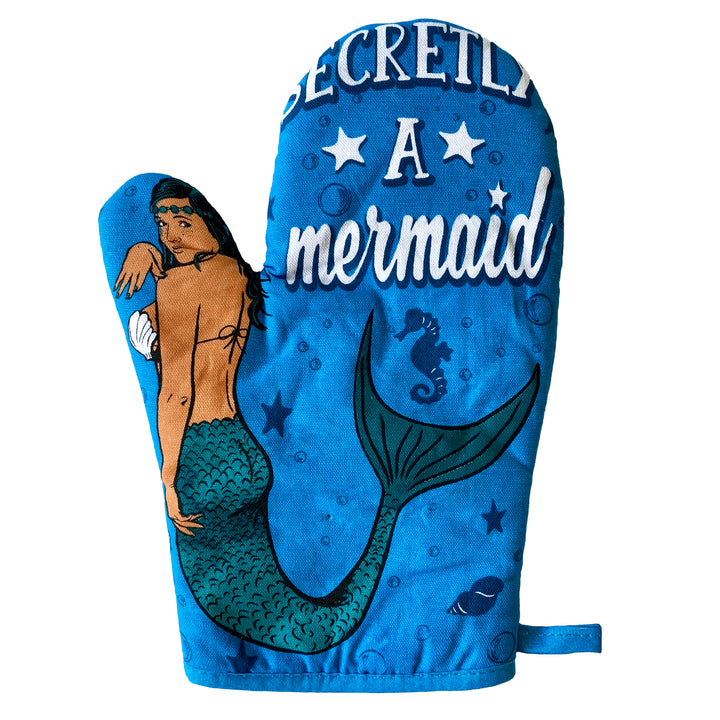 Funny Multi Secretly A Mermaid Nerdy Tee