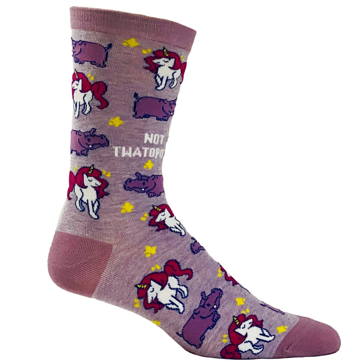 Women's Be A Unicorn Not A Twatopotamus Socks