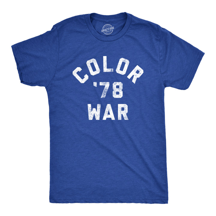 Funny Heather Royal Color War 78 Mens T Shirt Nerdy TV & Movies Tee