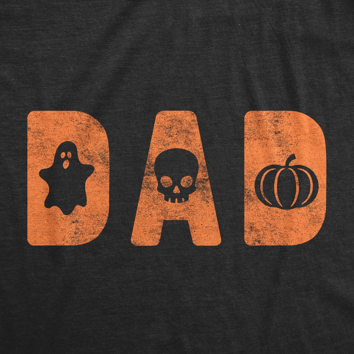 Funny Heather Black - Dad Dad Halloween Mens T Shirt Nerdy Halloween Tee