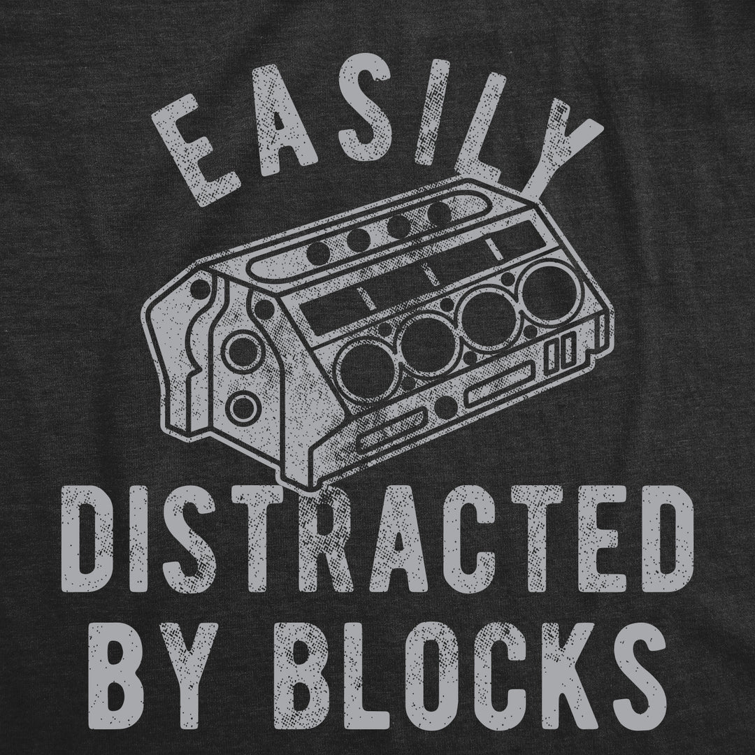 Easily Distracted By Blocks Men's T Shirt