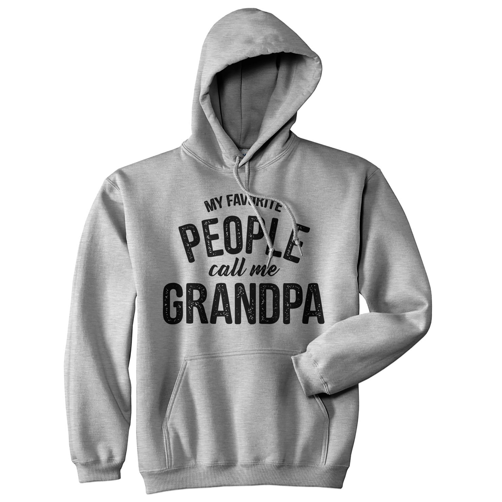 Funny Heather Grey - Grandpa My Favorite People Call Me Grandpa Hoodie Nerdy Father's Day Tee