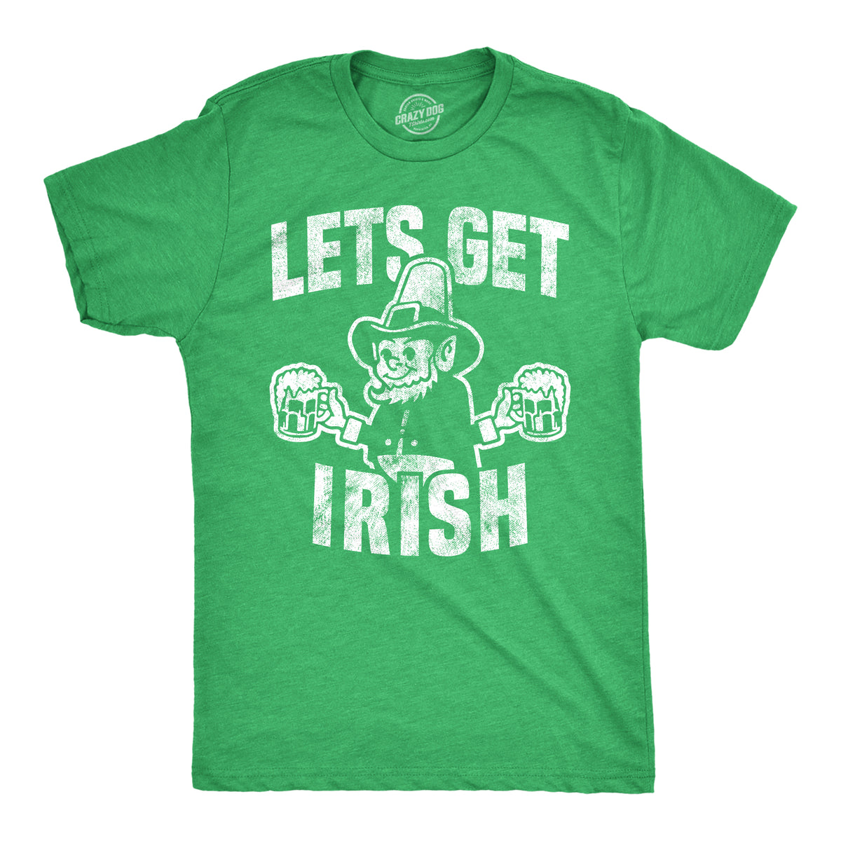 Funny Heather Green - Get Irish Let&#39;s Get Irish Mens T Shirt Nerdy Saint Patrick&#39;s Day Drinking Tee