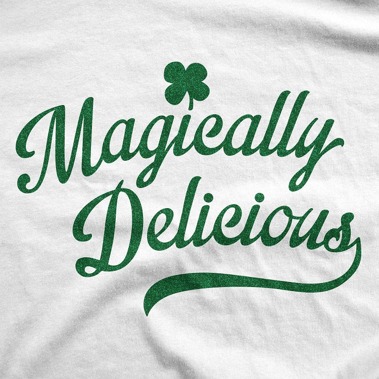 Magically Delicious White Shirt Glitter Ink Women's T Shirt