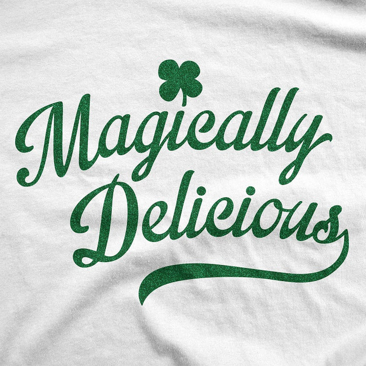 Magically Delicious White Shirt Glitter Ink Women's T Shirt