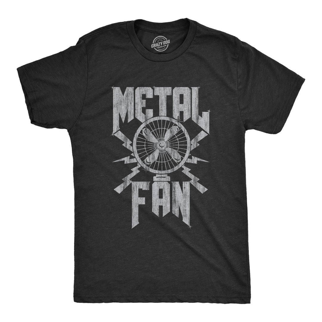 Funny Heather Black Metal Fan Mens T Shirt Nerdy Sarcastic Tee