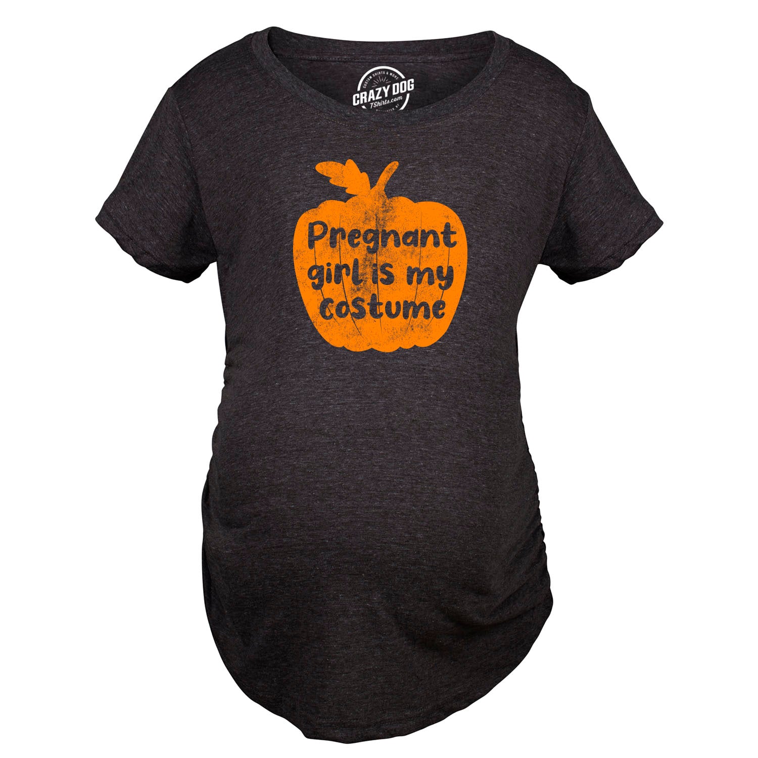 Funny Heather Black Pregnant Girl Costume Maternity T Shirt Nerdy Halloween Tee