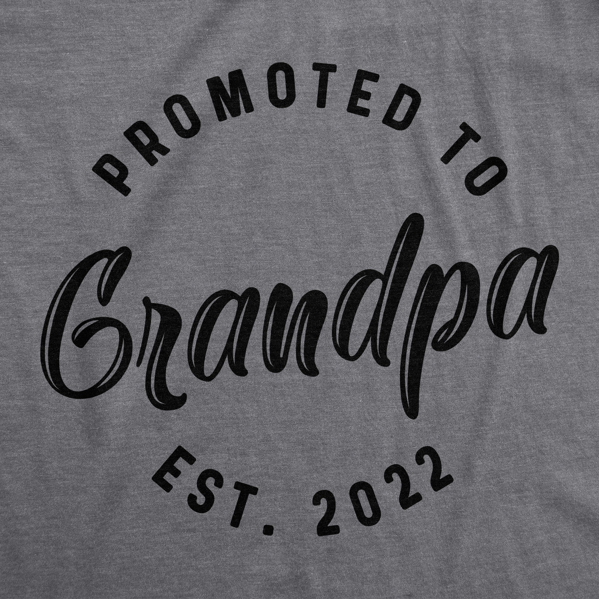 Crazy Dog Mens Shirts Promoted To Papa Grandpa or Uncle 2024 2023 2022 and 2021 Funny Fathers Day Tees
