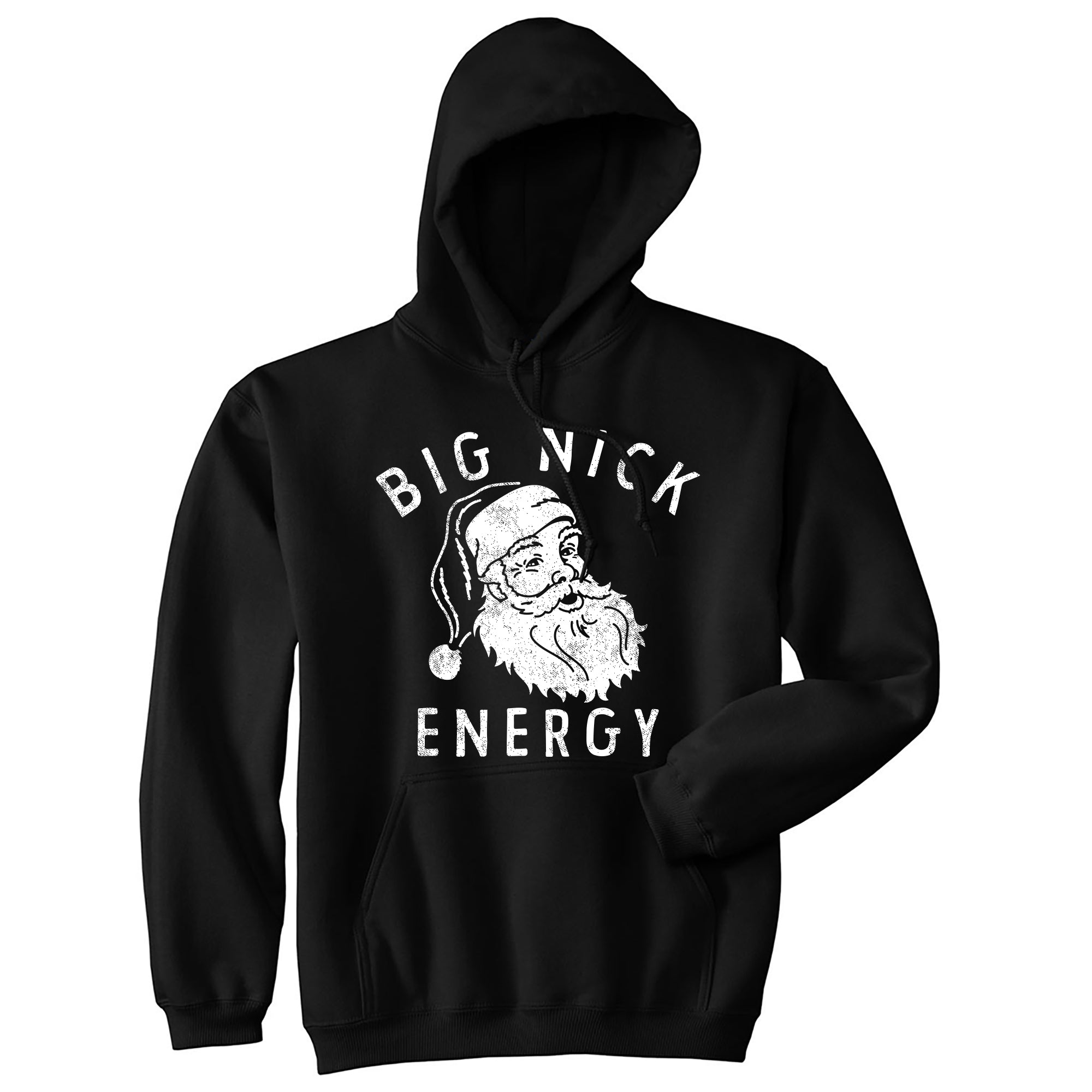 Funny Black - Big Nick 1 Color Big Nick Energy Hoodie Nerdy Christmas Tee