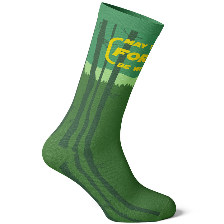 Men's May The Forest Be With You Socks