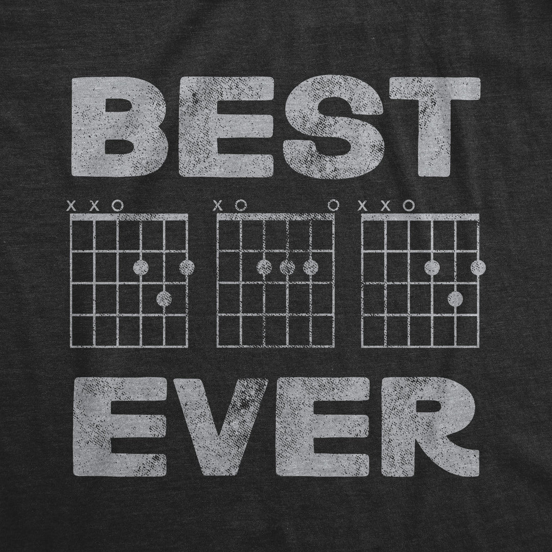 Best Dad Ever Guitar Chords Men's T Shirt