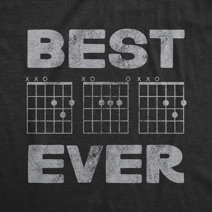 Best Dad Ever Guitar Chords Men's T Shirt