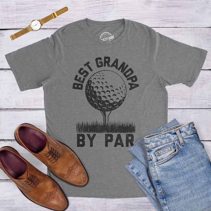 Best Grandpa By Par Men's T Shirt