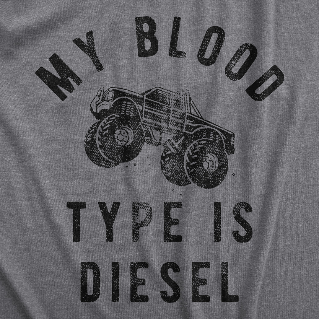 My Blood Type Is Diesel Men's T Shirt