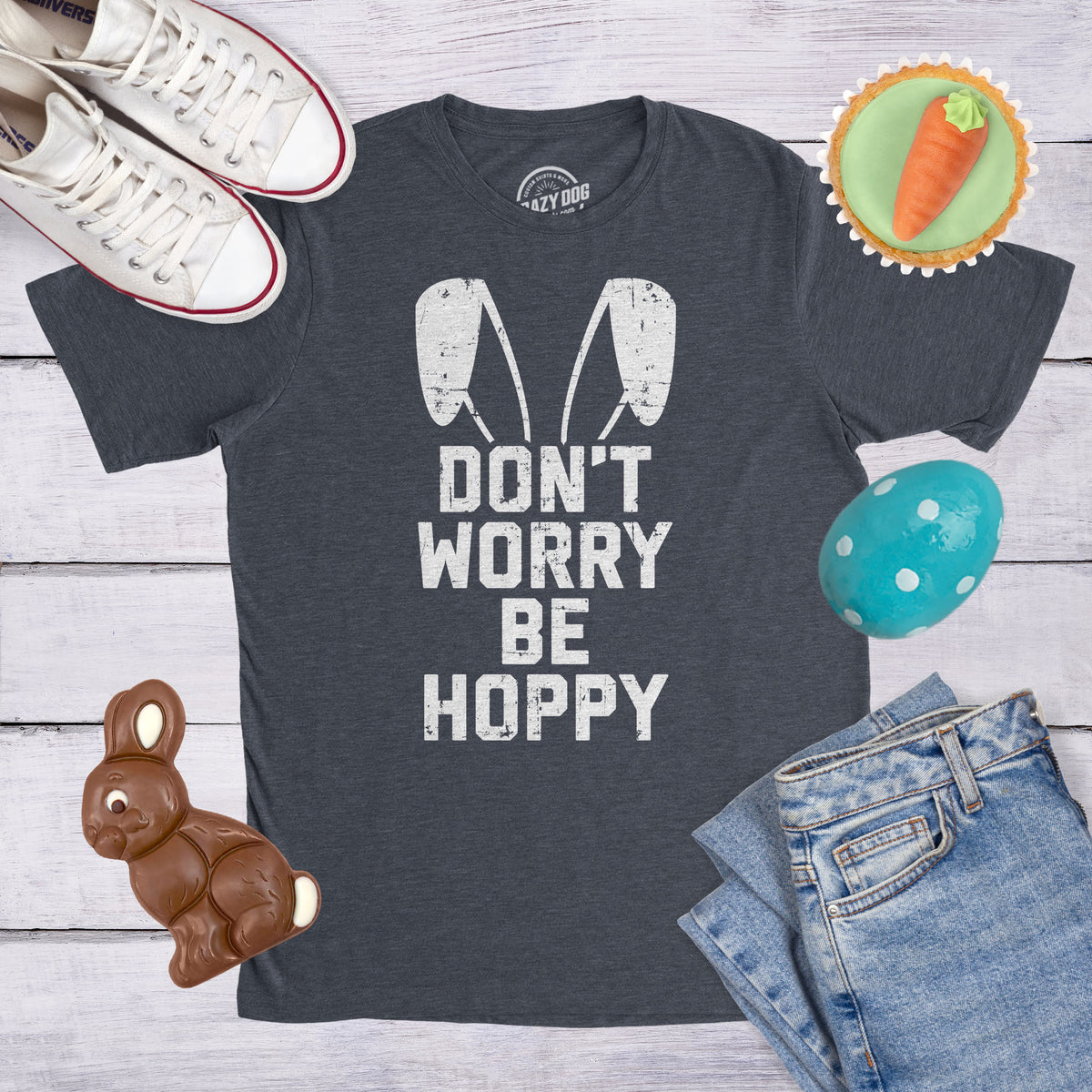 Don&#39;t Worry Be Hoppy Men&#39;s T Shirt