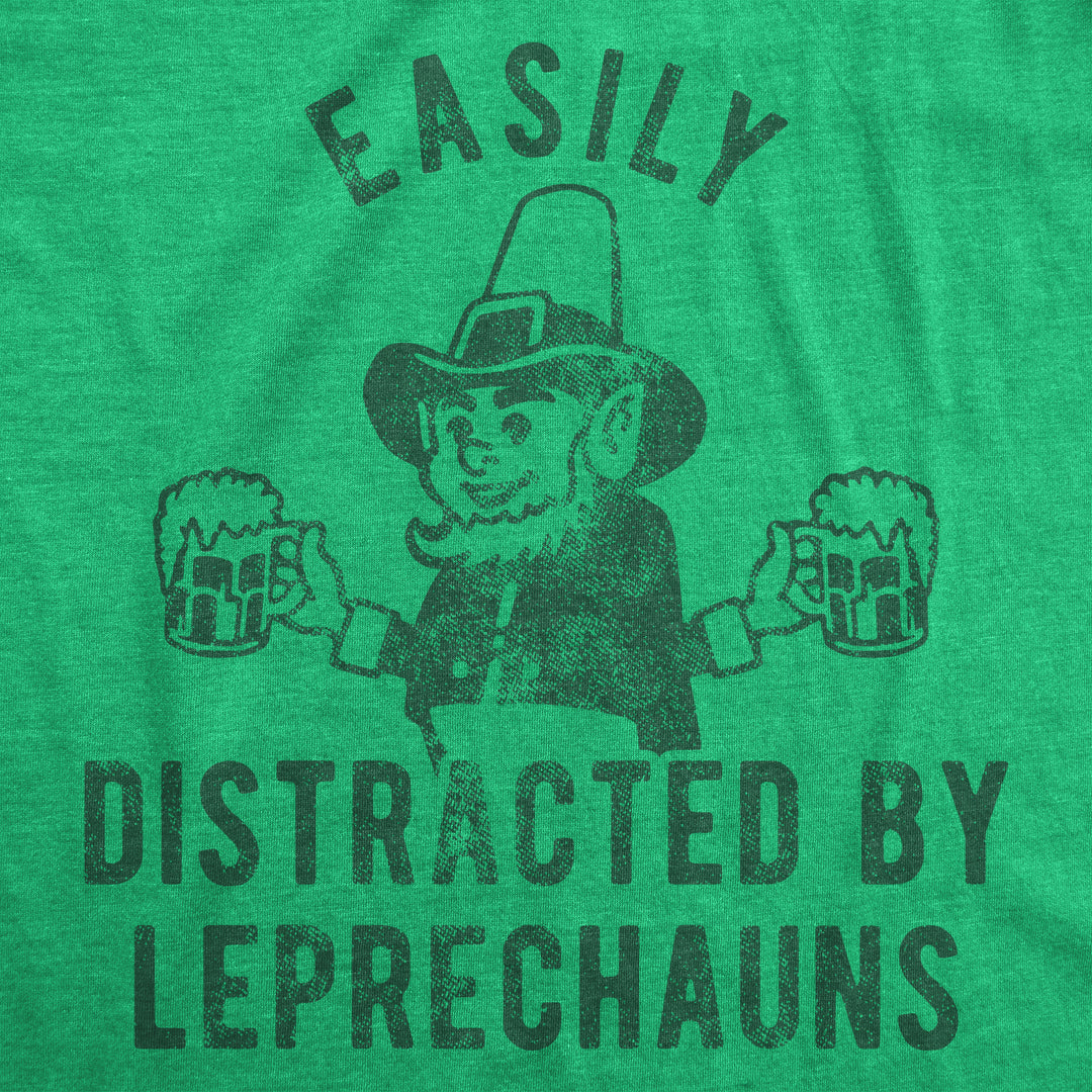 Easily Distracted By Leprechauns Men's T Shirt