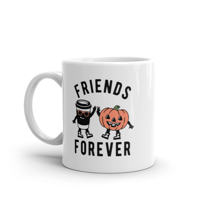 Funny White Friends Forever Coffee Mug Nerdy Halloween Coffee Tee