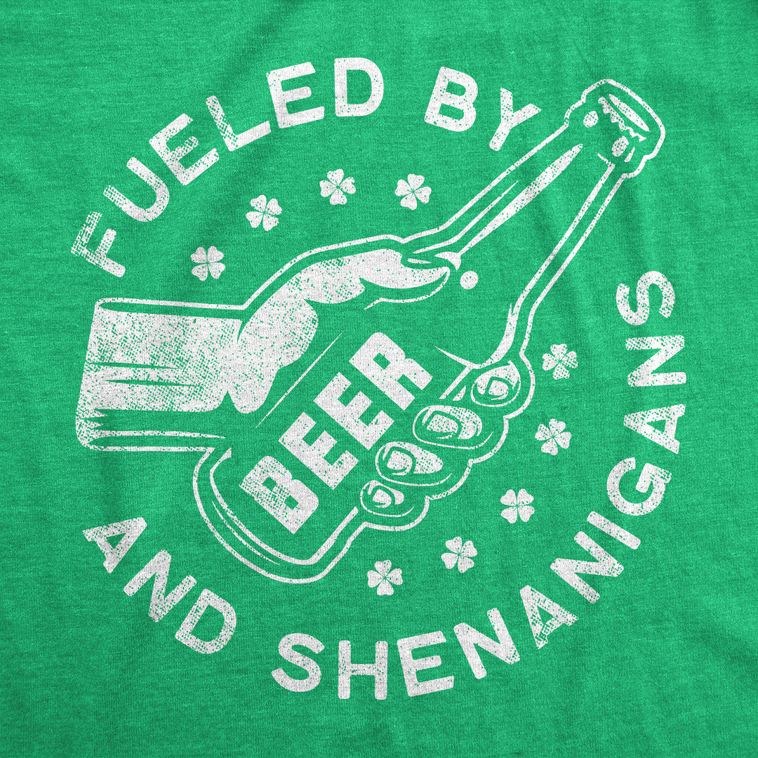 Fueled By Beer And Shenanigans Men's T Shirt