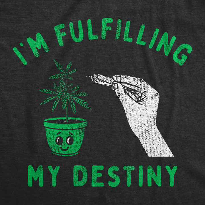 Im Fulfilling My Destiny Weed Men's T Shirt