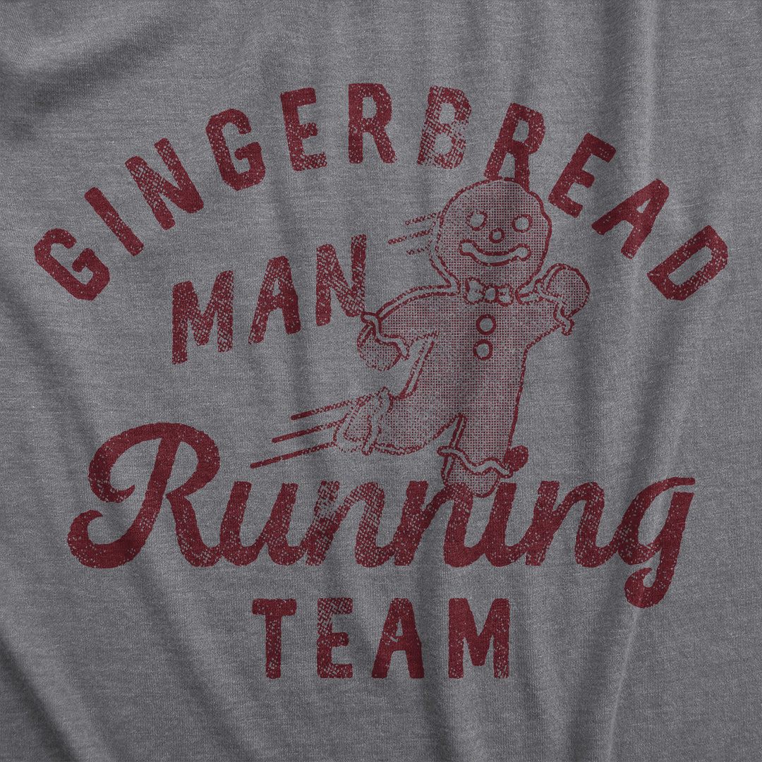 Gingerbread Man Running Team Women's T Shirt