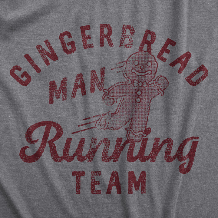 Gingerbread Man Running Team Women's T Shirt