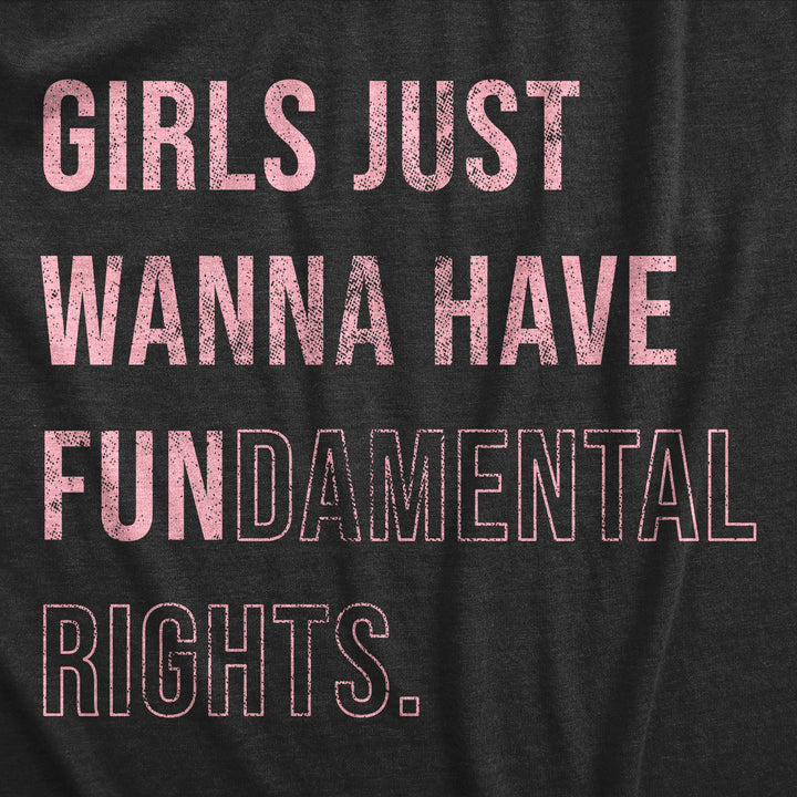 Girls Just Wanna Have Fundamental Rights Women's Tank Top
