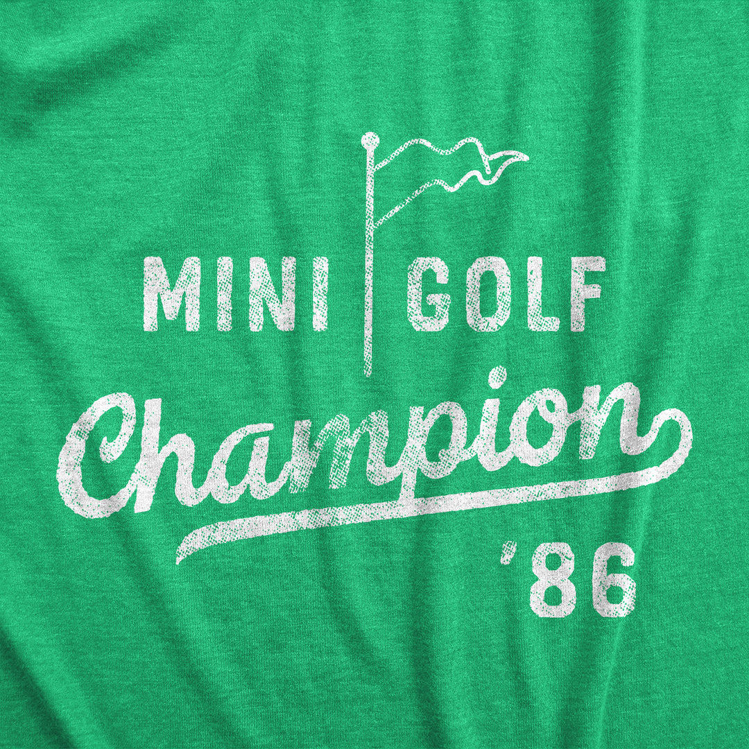 Mini Golf Champion Men's T Shirt