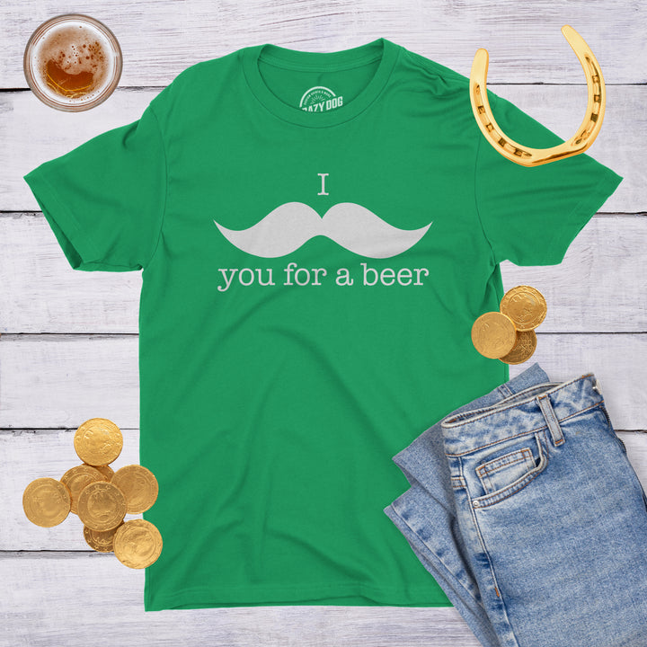 I Mustache You For A Beer Men's T Shirt