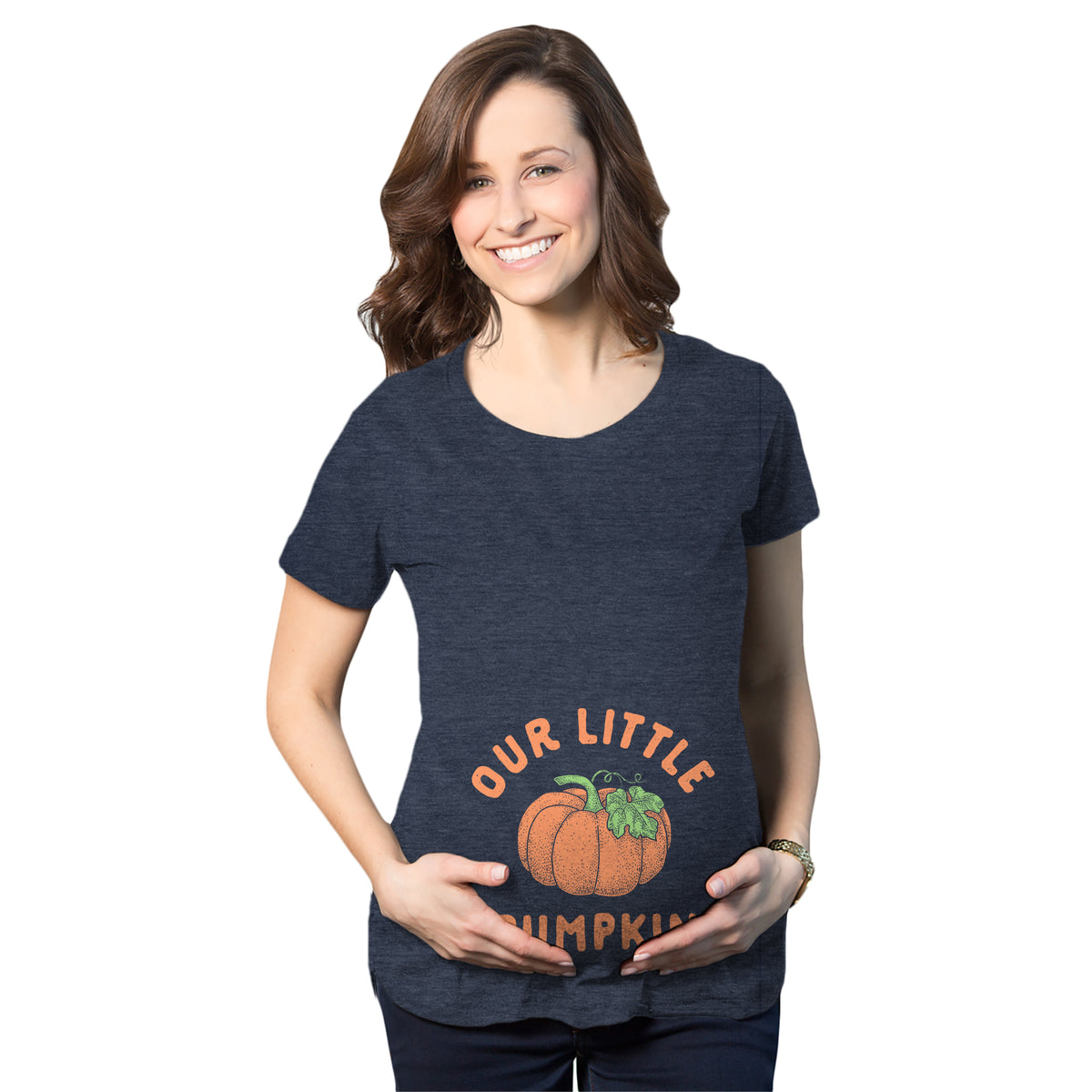 Our Little Pumpkin Maternity T Shirt