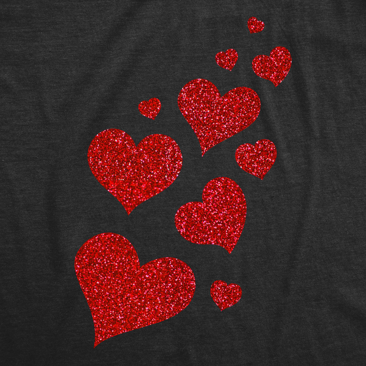 Glitter Hearts Women&#39;s T Shirt