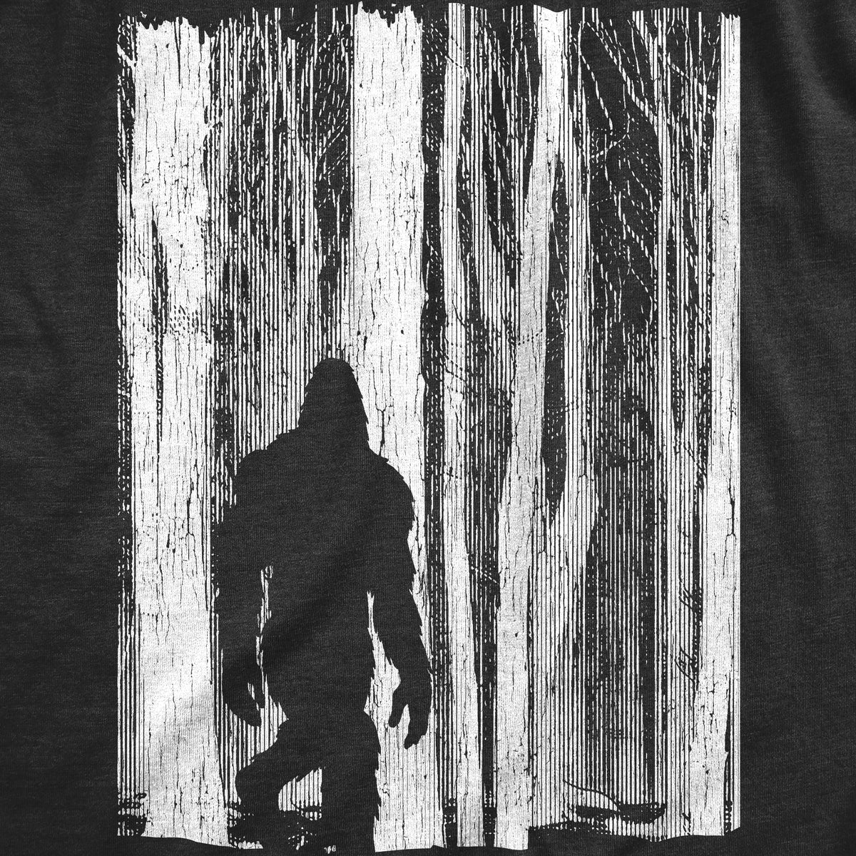 Bigfoot In The Forest Men&#39;s T Shirt