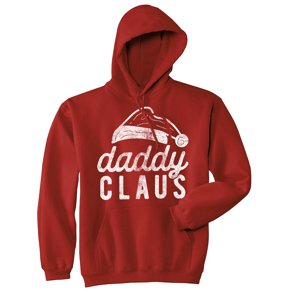 Funny Red - Daddy Claus Daddy Claus Hoodie Nerdy Christmas Tee