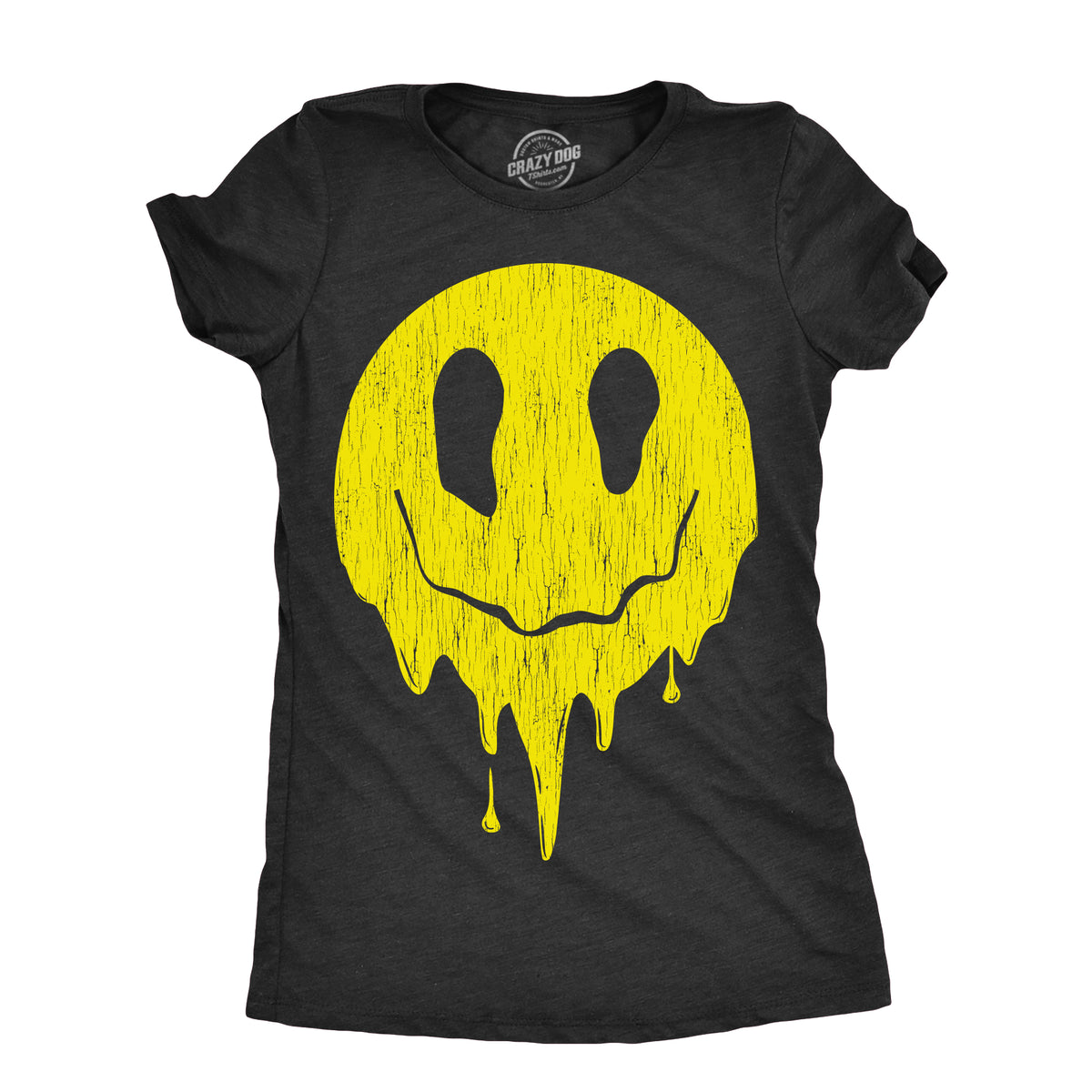 Funny Heather Black - DRIPPINGSMILE Dripping Smile Womens T Shirt Nerdy Sarcastic Tee