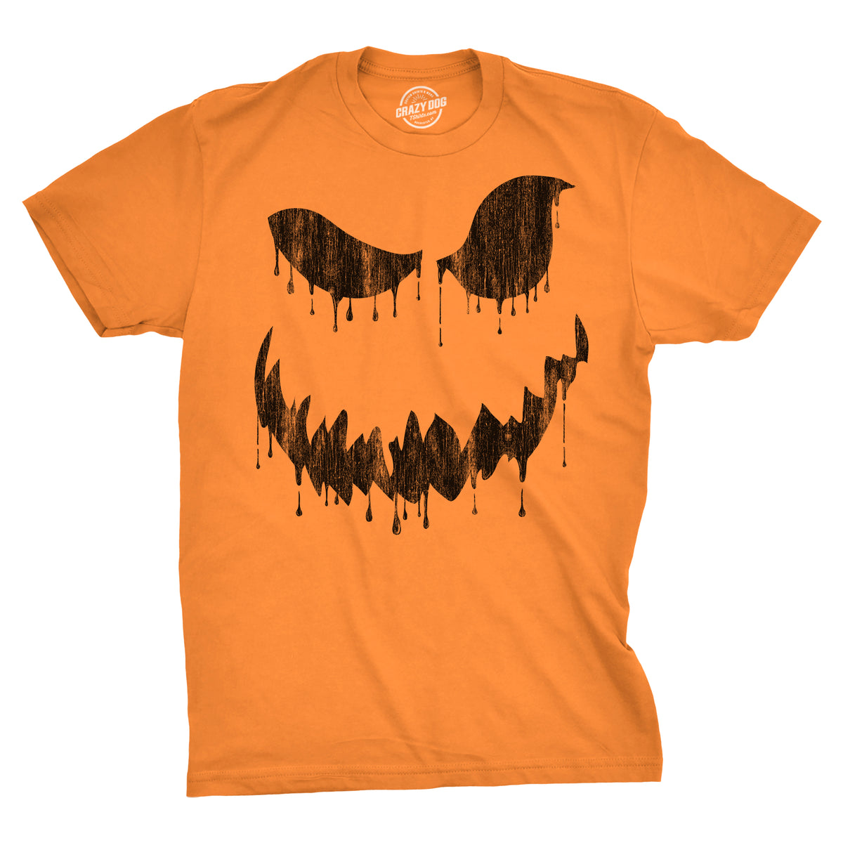 Funny Orange - DAN Drippy Dan Mens T Shirt Nerdy Halloween Tee