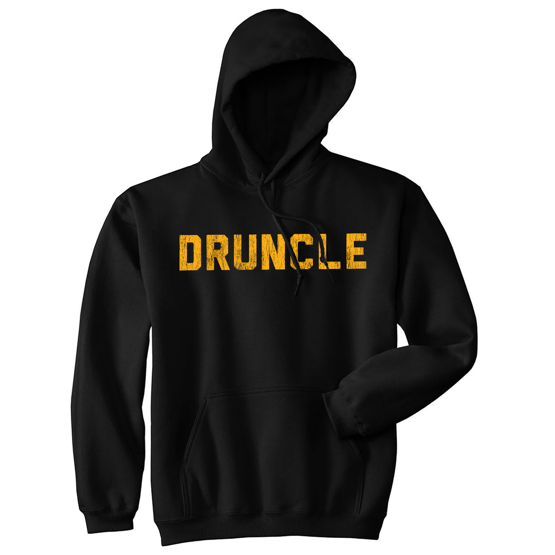 Funny Black - Druncle Druncle Hoodie Nerdy Drinking Uncle Tee