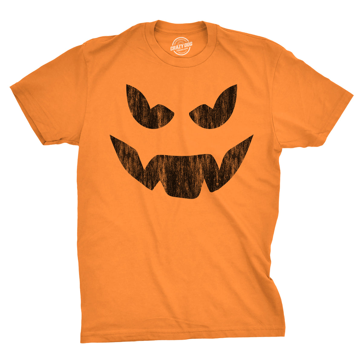 Funny Orange - EDDIE Evil Eddie Mens T Shirt Nerdy Halloween Tee