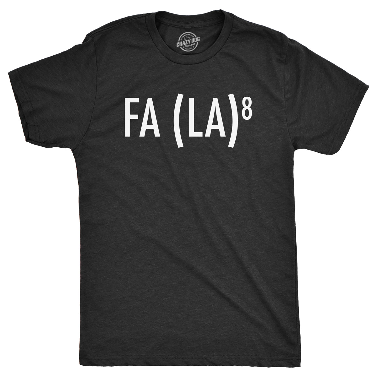 Funny Heather Black - Fa La Fa (La)8 Mens T Shirt Nerdy Christmas Science Tee