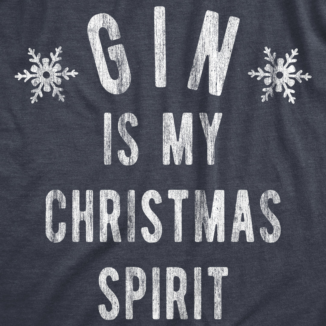 Gin Is My Christmas Spirit Men's T Shirt