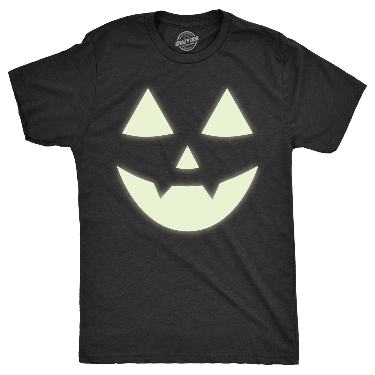 Funny Heather Black - JACK Glow In The Dark Jack O Lantern Mens T Shirt Nerdy Halloween Tee