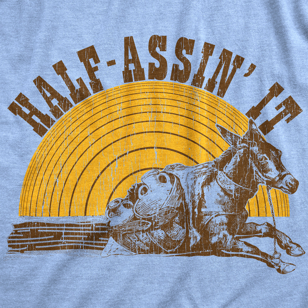 Half Assin It Men&#39;s Tshirt