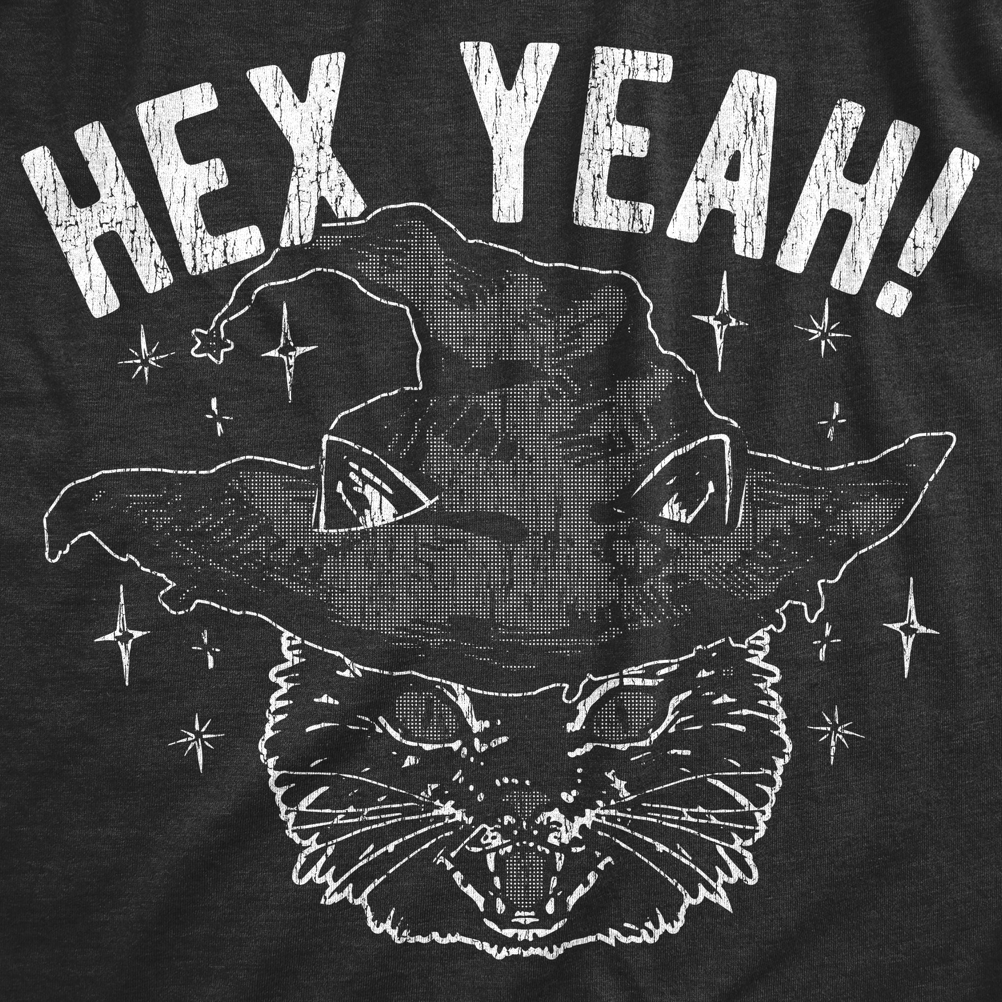 Funny Heather Black - HEX Hex Yeah Womens T Shirt Nerdy Halloween Sarcastic Tee