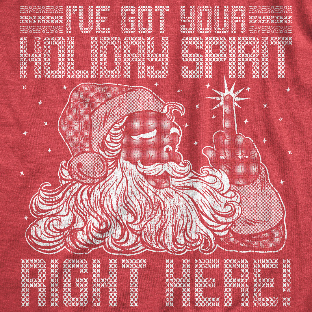 Ive Got Your Holiday Spirit Right Here Women's T Shirt