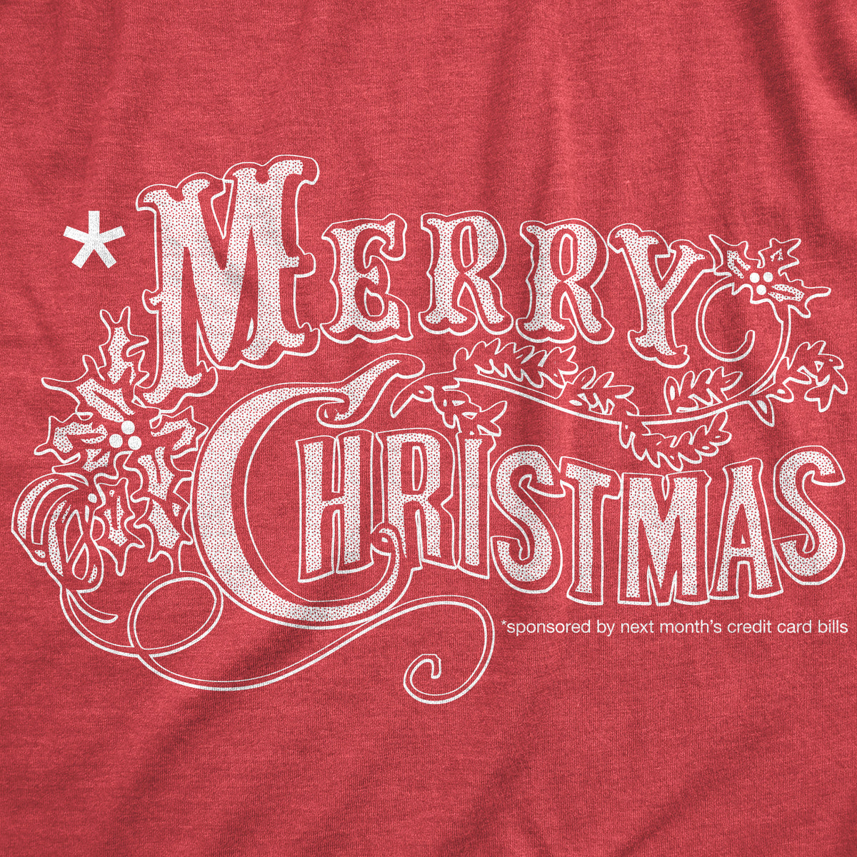 Merry Christmas Credit Card Women&#39;s T Shirt